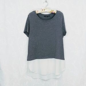 Apt. 9 | Knit Top with High Low Silhouette | L
